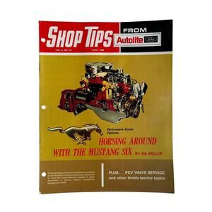 1968 June Ford Shop‎ Tips Vol 6 No 10 Horsing Around with the Mustang Six